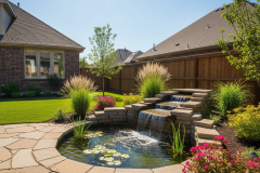 backyard-pond-waterfall